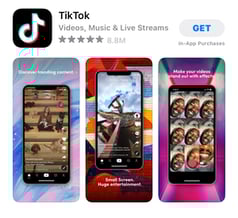 TikTok App Store Listing