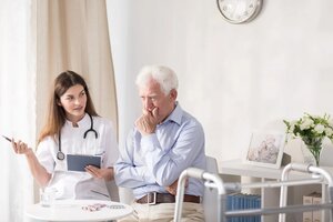 Elder man has not enough money for drugs