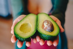 avocado split open 