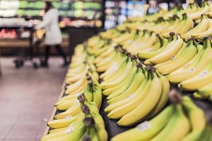 bananas in grocery store