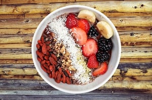 high fiber breakfast bowl 