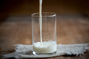 glass of milk vitamin D