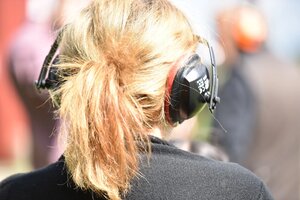 hearing protection over the ear