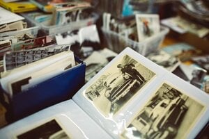 photo album book of old family pictures