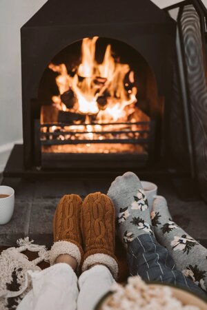 Cozy by Winter Fire