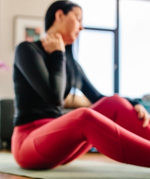 soreness in yoga practicioner