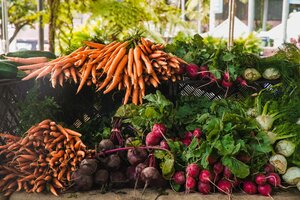 vegetables carrots and beets