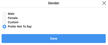 Instagram - Gender